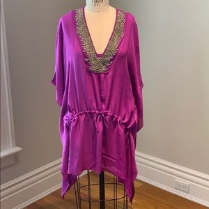 Tunic with beaded detailing